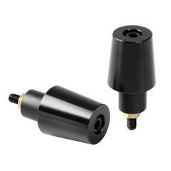 90317 SU-2 Universal bar ends (2 pcs) - Black 17/23 mm