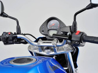 92801 MOUNT BAR 100MM Ø22.2MM BLACK MASTER CYLINDER CLAMP "FLAT" TYPE