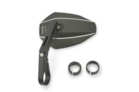 D-MIRROR-7 TYPE-K/BAREND LONG, ALU.BLACK 1PC E-MARKED