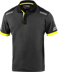 Sparco Tech (Teamwork) Polo Shirt gray/yellow