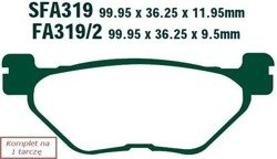 Klocki hamulcowe EBC FA319/2V V-PAD (kpl. na 1 tarcze)