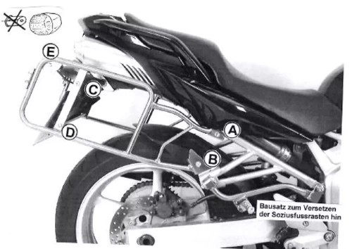 Yamaha FZ 6/Fazer (2004-2006) stelaż pod sakwy boczne
