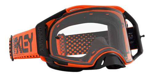 Oakley Goggles Airbrake MX pomarańczowe Clear