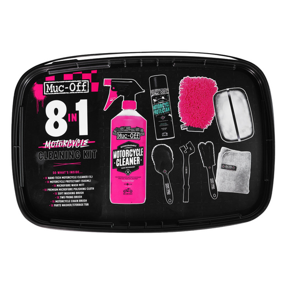 Muc-Off 21197 - 8 in 1 Motorcycle Cleaning Kit