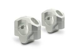ZESTAW PODWYŻSZAJĄCY KIEROWNICĘ 28MM, PODWYŻSZENIE 20MM, SW-MOTECH SILVER