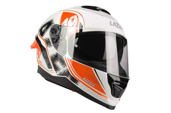 Kask Motocyklowy LAZER RAFALE SR Pixel (kol. Biały - Czarny - Czerwony) rozm. L