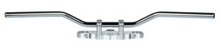 TRW LUCAS STEEL HANDLEBAR 22MM CLASSIC LOW CHROME POLISHED