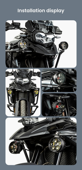 LOBOO L16 światło drogowe i mijania pomocnicze (czarne) (10.1.01016.001.01)