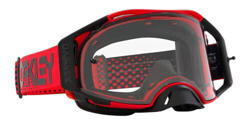 Oakley Goggles Airbrake MX czerwone Clear