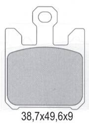 GALFER KLOCKI HAMULCOWE KH369/4 PÓŁMETALICZNE (OFERTA SPECJALNA) WYPRZEDAŻ