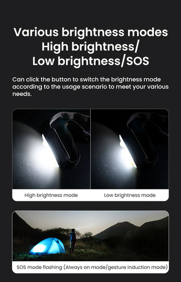 LOBOO Lampka sportowa z uchwytem na bagaż TIBET (01.1.05002.003.01)