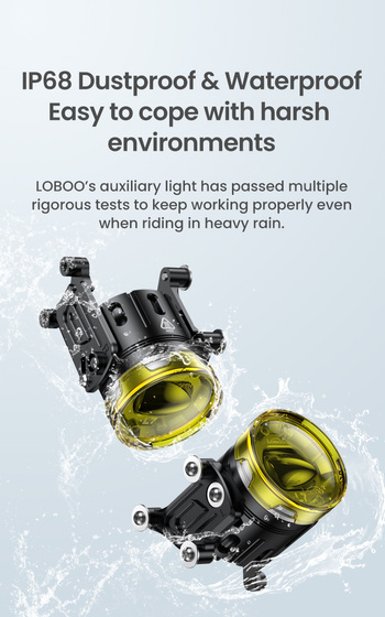 LOBOO L7 światło drogowe i mijania pomocnicze tylko dla CFMOTO 800MT (10.1.01006.001.01)