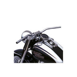 TRW LUCAS STEEL HANDLEBAR 25.4MM SPEEDFIGHTER CHROMED (WITH CABLE INDENTATIONS)