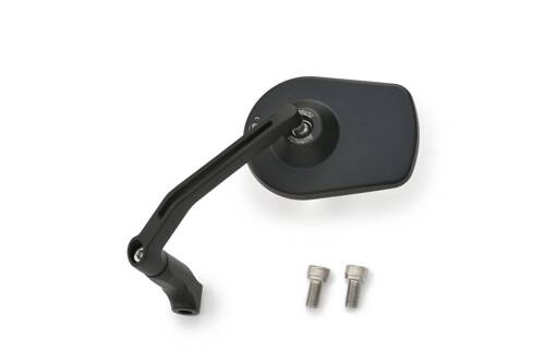 D-MIRROR-5 PAN/ROD ALUMINUM BLACK 1PC E-MARKED