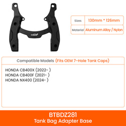 LOBOO Uchwyt Tank Bag HONDA CB400X, NX400, CB400F (11.4.04015.007.11)