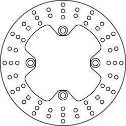 TRW LUCAS FRONT BRAKE DISC HONDA CB 250 TWO FIFTY 92-05, REAR - HONDA TRANSALP XL-V 600/650 91-07, TRANSALP XL-VA 700 08-13, CB 750 SF 92-03