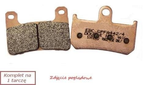 Brake pads EBC GPFAX663HH torowe/profesjonalne (set on 1 disk)