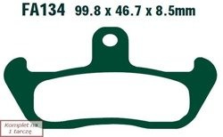 Klocki hamulcowe EBC FA134R (kpl. na 1 tarcze)