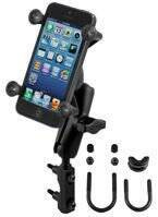 RAM-B-174-UN7 X-Grip® Phone Mount with Motorcycle Brake/Clutch Reservoir Base