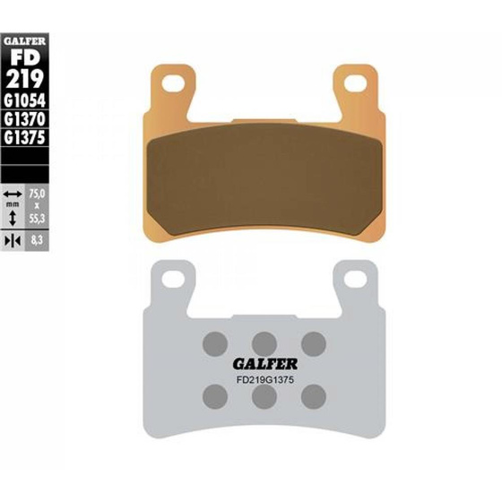 GALFER KLOCKI HAMULCOWE SINTER SPORT FD219G1375