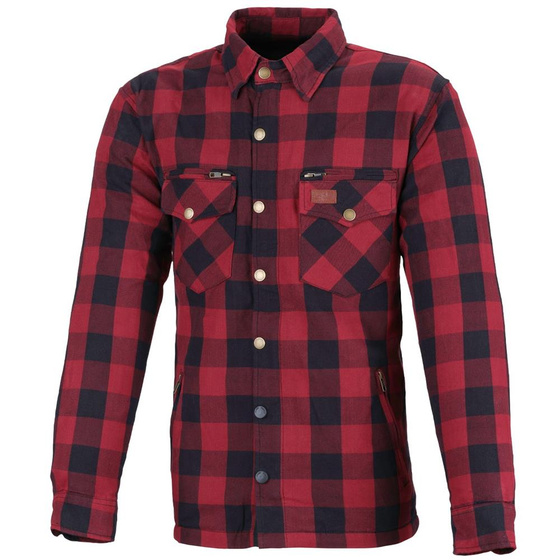 Koszula bawełniana BUSE M11 Karo czerwona M