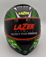 Kask Motocyklowy LAZER RAFALE Oni Zielony (kol. Zielony - Czarny) rozm. XS