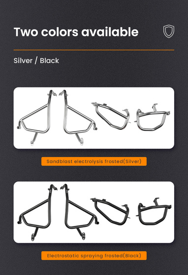 LOBOO Crash Bar do BMW F800GS (2023-) Black (10.3.01033.001.11)