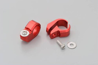CLAMP SET(2PCS) FOR HANDLEBAR BRACE BAR, 22.2MM, RED