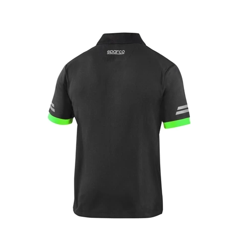 Sparco Tech Polo Shirt (Teamwork) black green