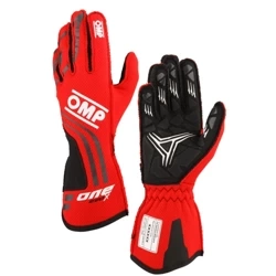OMP Racing Race & Kart Gloves One Evo X (FIA) red