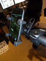 RAP-SB-187-UN7U X-Grip® Phone Mount with RAM® EZ-Strap™ Rail Mount