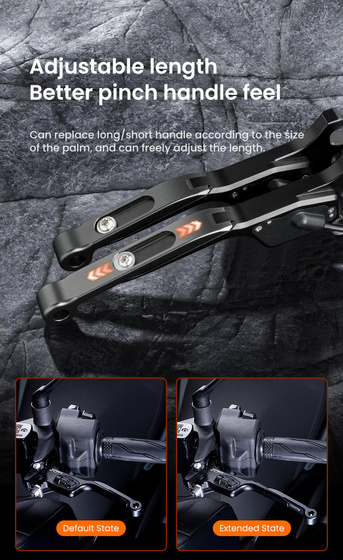 LOBOO Dźwignia hamulca tylnego ze zintegrowanym przełącznikiem świateł (10.1.10862.001.01)