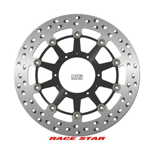 NG TARCZA HAMULCOWA PRZÓD RACE STAR PREMIUM HONDA CBR 1000 FIREBLADE '12-'14, CBR 1000RA/RRA '08-'12, CBR 1000RR FIREBLADE '10-'20 (320X94X5MM) (6X6,25MM) (ŚRODEK ALUMINIOWY, POLEPSZONE CHŁODZENIE)