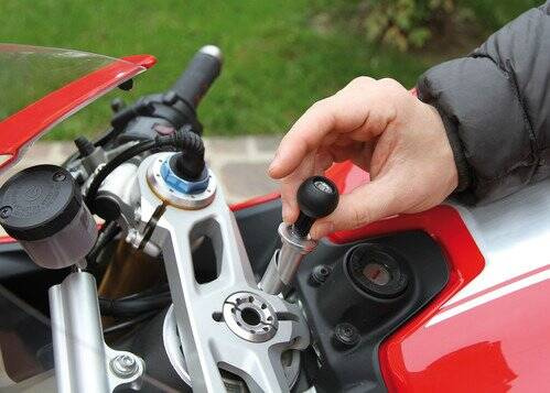 90457 Opti Tube, motorbike steering tube mount - Ø 15-17,2 mm