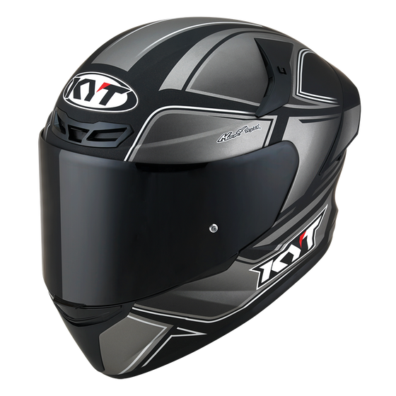 Kask Motocyklowy KYT TT-COURSE TOURIST szary - XL