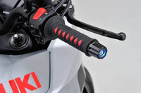 HANDLEBAR END "COMPASS" BLUE / 2PCS