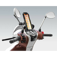 90438 Opti Mirror, mirror and crossbar mount with Ø 9-14 mm