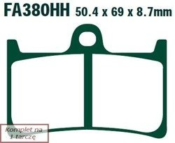 Klocki hamulcowe EBC EPFA380HH Extreme Pro (kpl. na 1 tarcze)