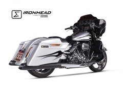 Silencer / Exhaust IRONHEAD HARLEY DAVIDSON TOURING ROAD KING (06-16) typ HC2-1B