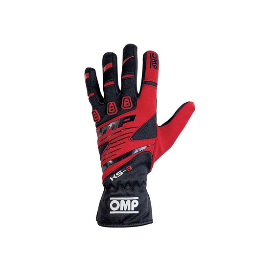 OMP Racing Karting Gloves KS-3 MY19 red