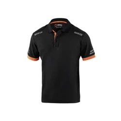 Sparco Tech Polo Shirt (Teamwork) black orange