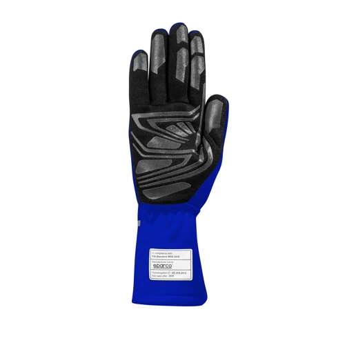 Sparco Land + Race Kart Gloves (FIA & SFI) blue