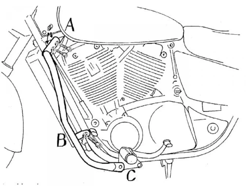 Honda VT 1100 C3 Shadow (1998-2001) engine guard