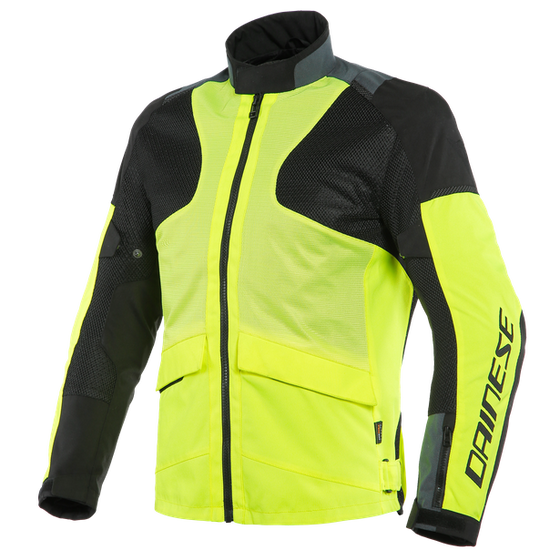 Motorcycle Textil Jacket DAINESE AIR TOURER TEX black/yellow