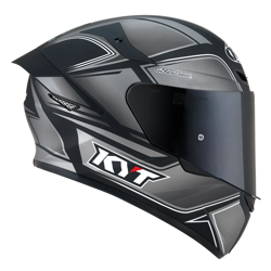 Kask Motocyklowy KYT TT-COURSE TOURIST szary - L
