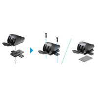38827 Usb-Fix Trek 2, rainproof double usb charger, screws or double-sided tape fixing - Ultra Fast Charge - 5400 mA – 12/24V