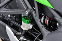 MASTER CYLINDER CAP,REAR DIA.42MM CNC,GREEN KAWASAKI Z650,Z900RS