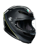 Motorcycle Helmet AGV AGV K6 Minimal black fluo