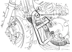 Honda CB 900 Hornet (2002-2005) engine guard