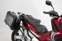 ZESTAW KUFRÓW BOCZNYCH TRAX ION I STELAŻY SW-MOTECH HONDA X-ADV (16-), BLACK 37/37L